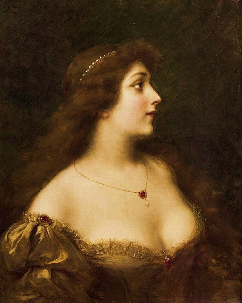 Ragazza con collana